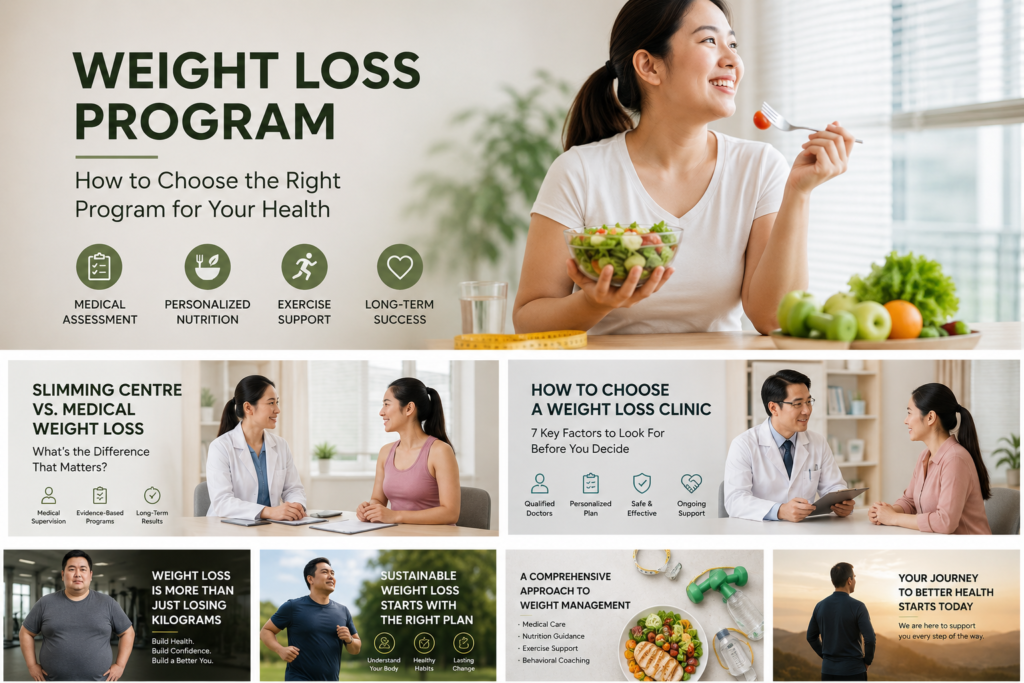 Featured image showing a person in a professional wellness setting, representing a structured weight loss program and medical weight management